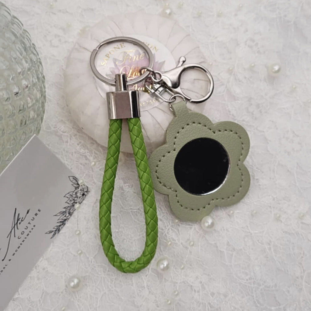 Green Flower Keychain | Accessory