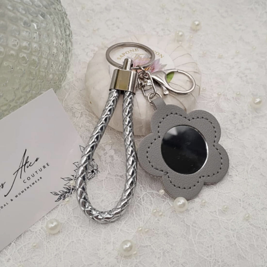 Silver Flower Keychain | Accessory