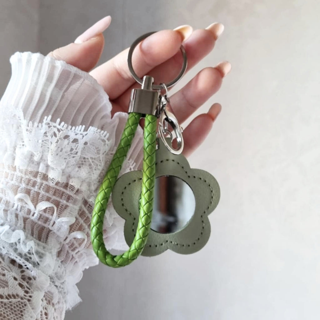 Green Flower Keychain | Accessory