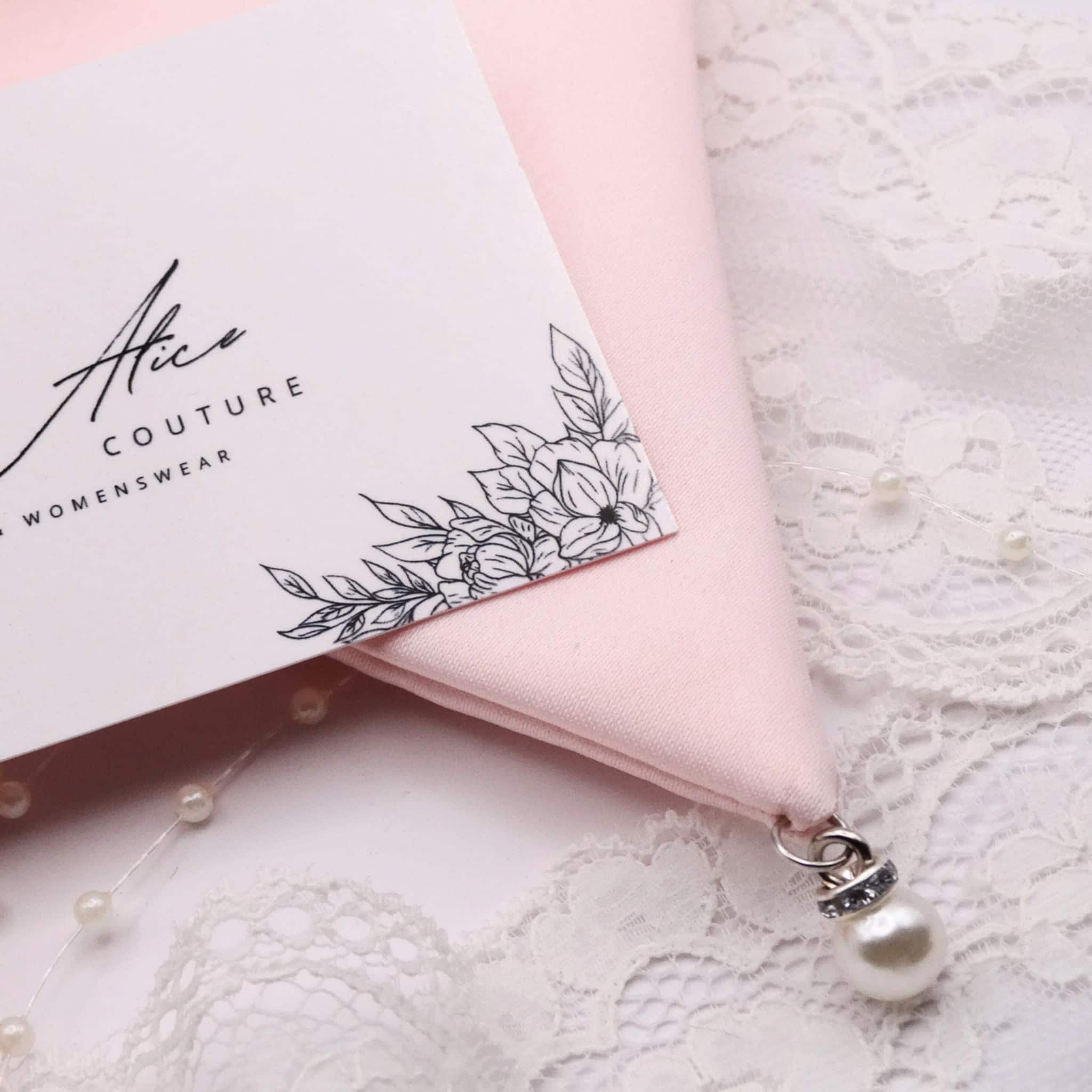 Estrella Pink Hair Bow | Lace & Pearl Bow with Diamanté